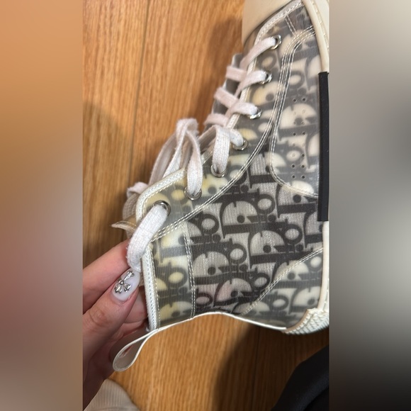 Dior oblique high top sneakers - Picture 3 of 4